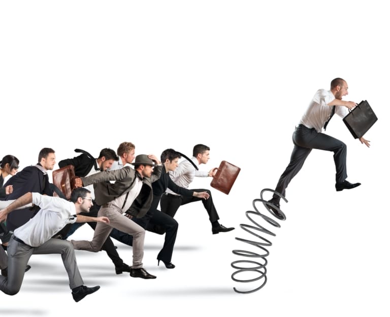 Symbol für erfolgreiche Verkaufsabschlüsse durch persönliche Gespräche.